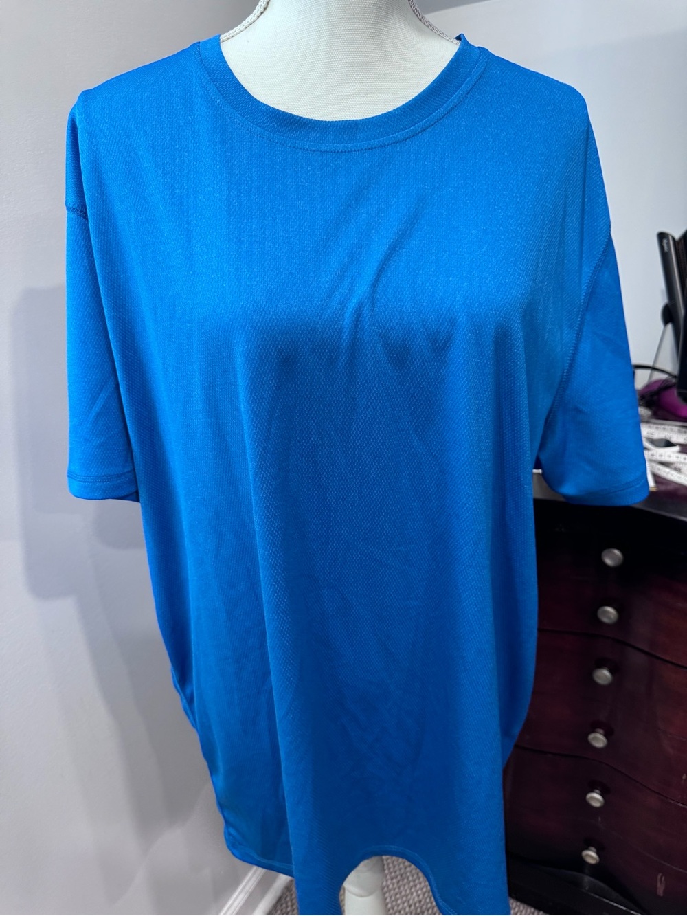 Bright Blue Basic Crewneck Tee